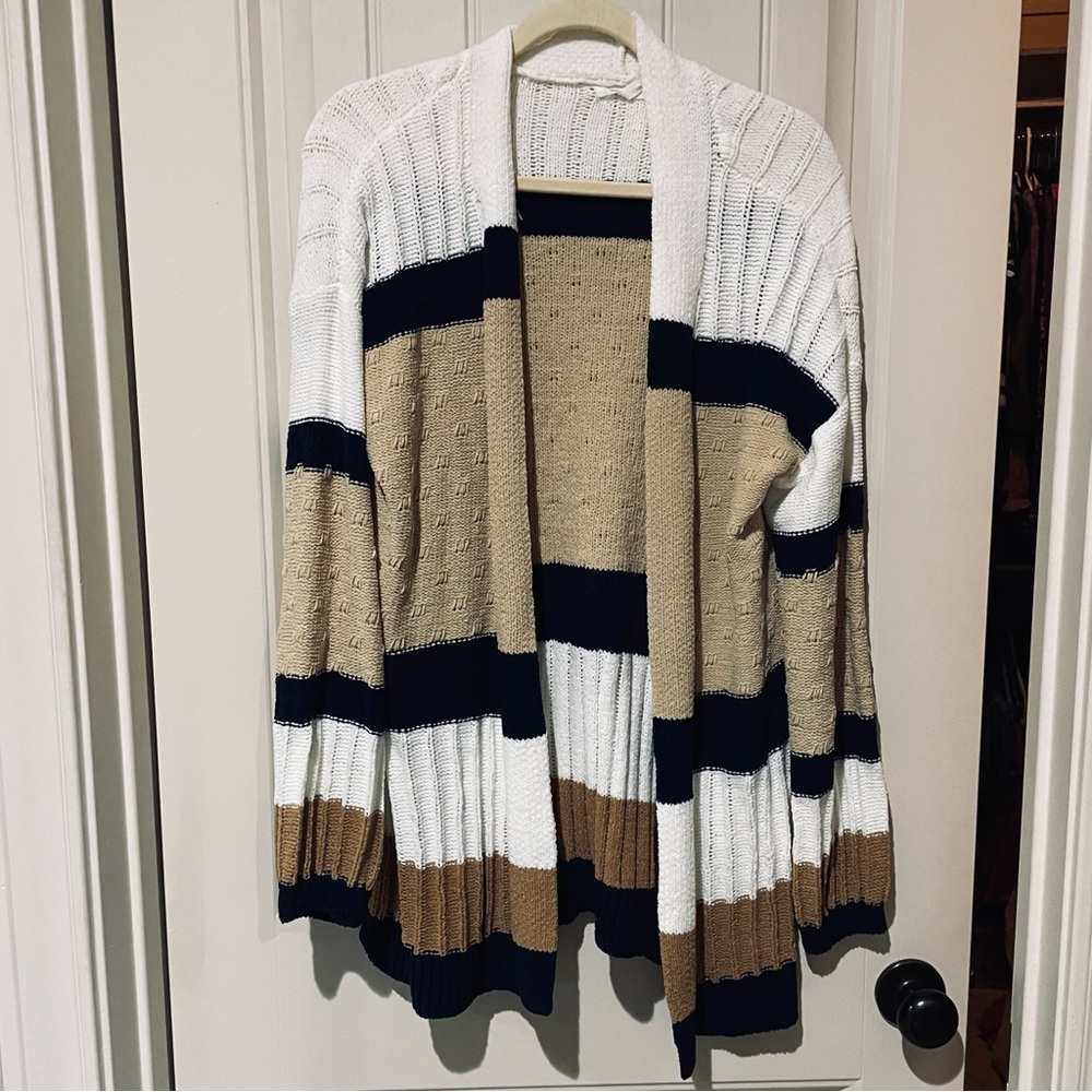 Women’s color block cardigan by Maurice’s